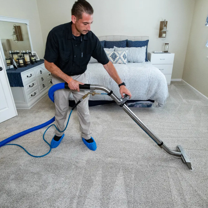 Deep steam Carpet Cleaning improving indoor air quality and restoring carpet freshness in residential homes