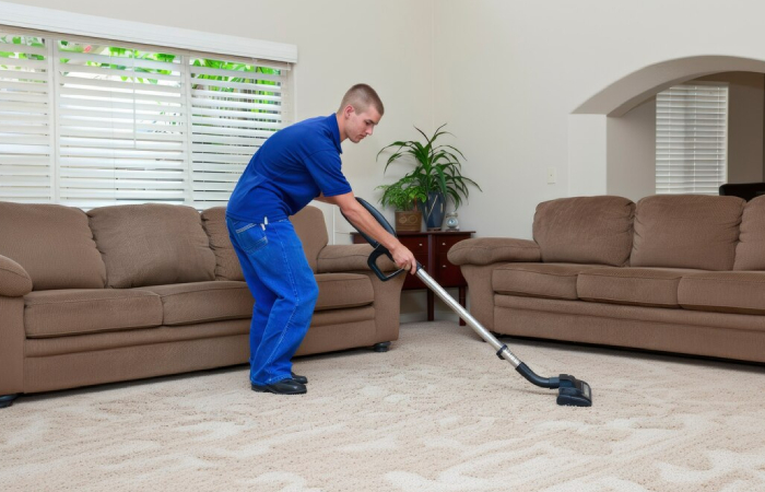 Professional commercial carpet cleaning service for offices and business spaces