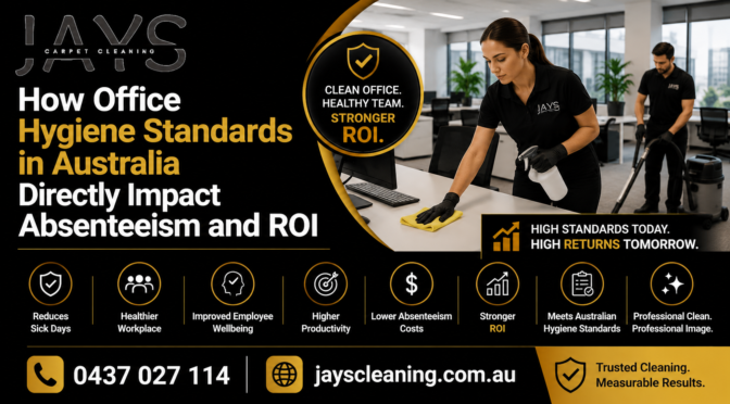 How Office Hygiene Standards in Australia Directly Impact Absenteeism and ROI